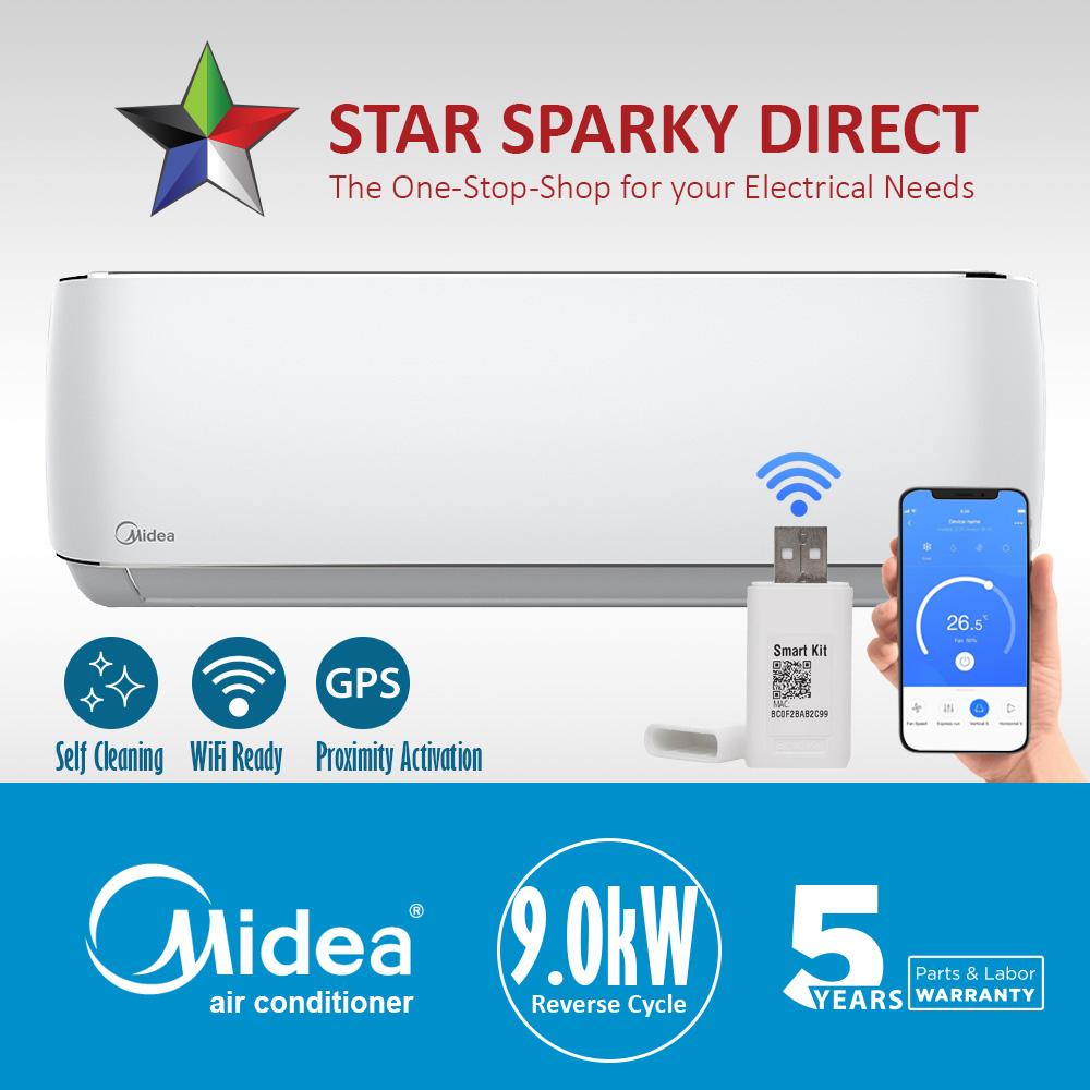 Enjoy instant cool relief with Midea split air conditioners - Star Sparky Direct