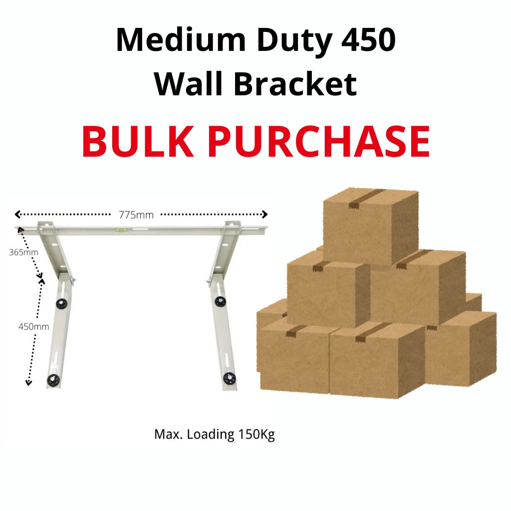 Air Conditioner Wall Bracket 450mm (Medium Duty) Max. 150kg-Bulk Purchase