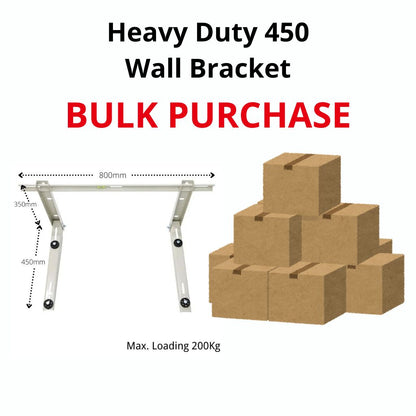 Air Conditioner Wall Bracket 450mm Heavy Duty, Max 200kg-Bulk Purchase