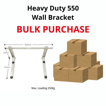 Air Conditioner Wall Bracket 550mm Heavy Duty, Max 250kg-Bulk Purchase