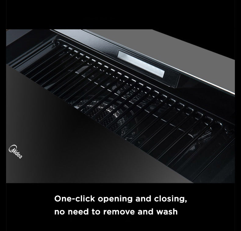 Midea Side Suction Rangehood Self Steam Cleaning