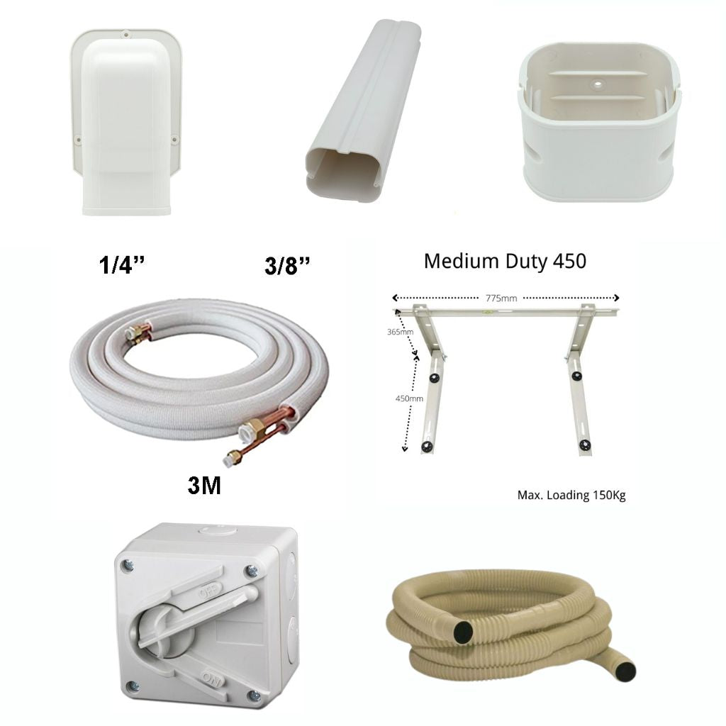 Air Conditioning First Floor Installation Kit - 1/4'' 3/8''