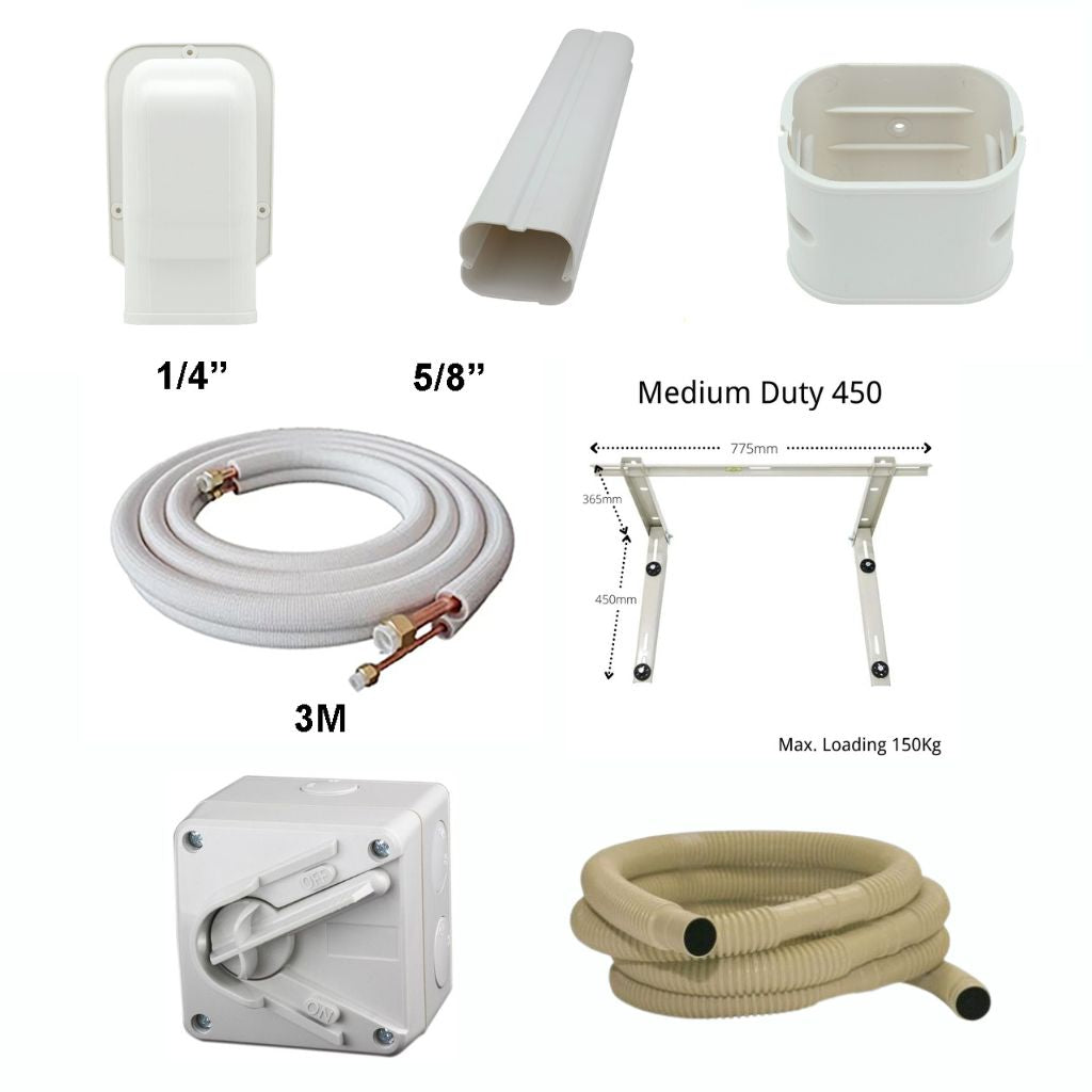 Air Conditioning First Floor Installation Kit Bundle-1/4''5/8''