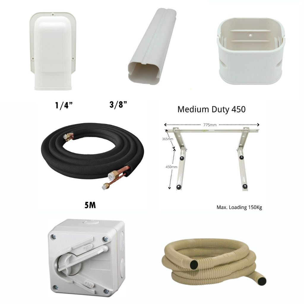 Air Conditioning Second Floor Installation Kit - 1/4'' 3/8''