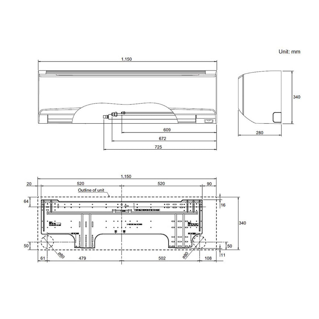 9.5kW | Fujitsu | Lifestyle Next Range Series | Split System